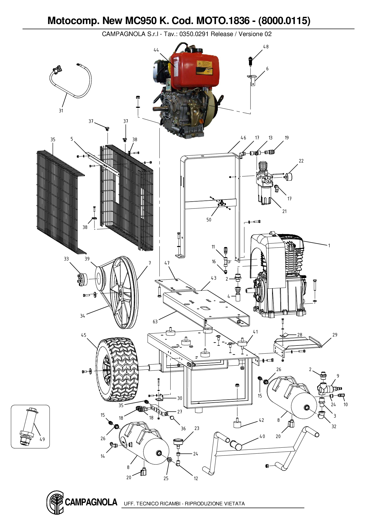 MOTO.1836_Motocompressore New MC950 K. – (8000.0115)